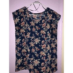 Floral Chiffon Top